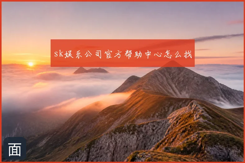sk娱乐公司官方帮助中心怎么找